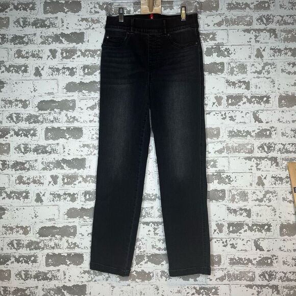 Spanx | women black straight leg denim jeans - Picture 10 of 10